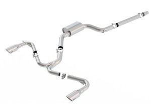 Volkswagen Golf GTI Performance Exhaust - Borla - S-Type Cat Back - Stainless Brushed - `15-`17