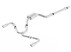 Volkswagen Golf GTI Performance Exhaust - Borla - S-Type Cat Back - Brushed Stainless Steel - `18-`21
