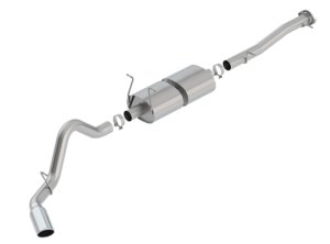 Chevrolet Silverado 3500 Performance Exhaust - Borla - S-Type Cat Back - Chrome - `15-`19