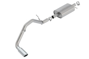 Ford Ranger Performance Exhaust - Borla - S-Type Cat Back - Bright Chrome - `19-`23
