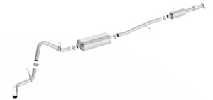 Chevrolet Silverado 1500 Performance Exhaust - Borla - S-Type Cat Back - Bright Chrome - `19-`25