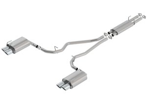 Lincoln Aviator Performance Exhaust - Borla - S-Type Cat Back - Chrome - `20-`23