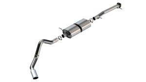 Chevrolet Silverado 2500 Performance Exhaust - Borla - S-Type Cat Back - Brushed - `20-`25