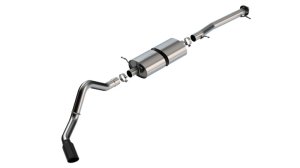 Chevrolet Silverado 3500 Performance Exhaust - Borla - Cat Back S-Type - Brushed - `20-`25