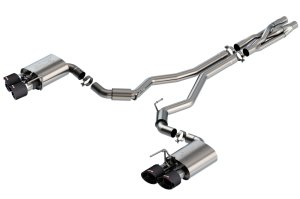 Ford Mustang Mach 1 Performance Exhaust - Borla - Cat Back ATAK with SwitchFire X-Pipe, Quad 5