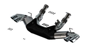 Chevrolet Corvette Performance Exhaust - Borla - S-Type Cat Back, Polyphonic Harmonizer, SwitchFire - Chrome - `20-`25