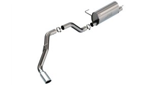 Ram 2500 Performance Exhaust - Borla - S-Type Cat Back, Bright Chrome Tips - `19-`23