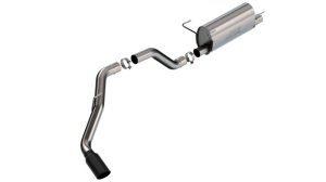 Ram 3500 Performance Exhaust - Borla - S-Type Cat Back - Black Chrome - `19-`23 Ram 3500 Performance Exhaust - Borla - S-Type Cat Back - Black Chrome - `19-`23