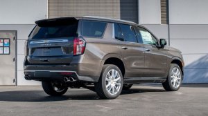 Chevrolet Tahoe Performance Exhaust - Split Rear Exit - Borla - Touring Cat Back - Chrome - `21-`25