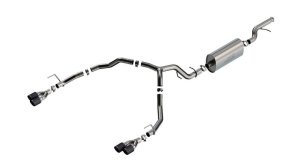 Chevrolet Tahoe Performance Exhaust - Rear - Borla - Touring Cat Back - Carbon Fiber - `21-`25 Chevrolet Tahoe Performance Exhaust - Rear - Borla - Touring Cat Back - Carbon Fiber - `21-`25