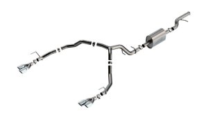 Chevrolet Tahoe Performance Exhaust - Borla - S-Type Cat Back - Chrome - `21-`25 Chevrolet Tahoe Performance Exhaust - Borla - S-Type Cat Back - Chrome - `21-`25