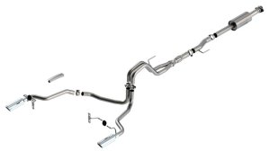 Ford F-150 Performance Exhaust - Rear - Borla - Cat Back ATAK - `21-`25