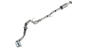 Ford F-150 Performance Exhaust - Dual Side Exit - Borla - S-Type Cat Back - Chrome - `21-`25