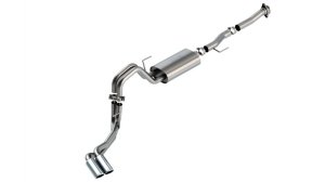 Ford F-150 Performance Exhaust - Borla - Cat Back S-Type - Chrome - `21-`25