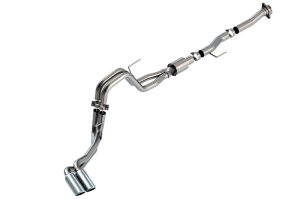 Ford F-150 Performance Exhaust - Dual Side Exit - Borla - Cat Back ATAK - Chrome - `21-`25