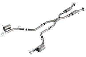 Dodge Durango SRT Hellcat Performance Exhaust - Borla - S-Type Cat Back - Black Chrome - `21-`25