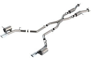 Dodge Durango Performance Exhaust - Borla - ATAK Cat Back - Black - 2021