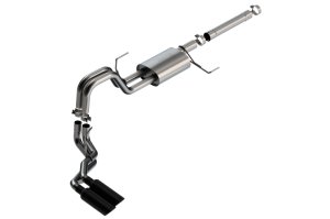 Ford F-150 Performance Exhaust - Borla - S-Type Cat Back - Black Chrome - `21-`25