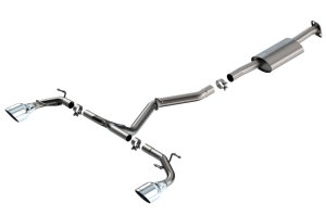 Subaru BRZ Performance Exhaust - Borla - S-Type Cat Back - `22-`25