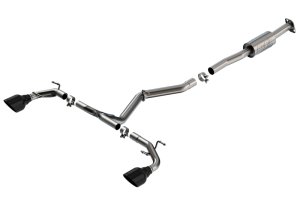 Subaru BRZ Performance Exhaust - Borla - Cat Back ATAK - Black Chrome - `22-`25