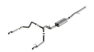 Chevrolet Silverado 1500 ZR2 Performance Exhaust - Borla - Touring Cat Back - `22-`23