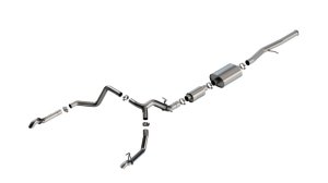 GMC Sierra 1500 Performance Exhaust - Borla - S-Type Cat Back - `22-`23
