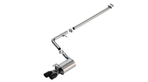 Hyundai Sonata Performance Exhaust - Borla - S-Type Cat Back - Black Chrome - `21-`23