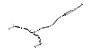 Acura Integra Performance Exhaust - Borla - Cat Back S-Type - Bright Chrome - `23-`25