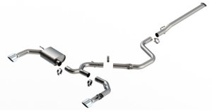 Hyundai Elantra N Performance Exhaust - Borla - Cat Back ATAK - Bright Chrome - `22-`25 Hyundai Elantra N Performance Exhaust - Borla - Cat Back ATAK - Bright Chrome - `22-`25