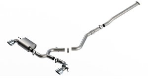 Hyundai Kona N Performance Exhaust - Borla - ATAK Cat Back - `22-`23 Hyundai Kona N Performance Exhaust - Borla - ATAK Cat Back - `22-`23