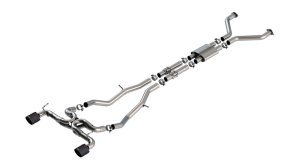 Nissan Z NISMO Performance Exhaust - Borla - Cat Back ATAK - Carbon Fiber Black Anodized - 2025+