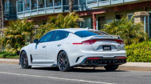 Kia Stinger Performance Exhaust - Dual Split Rear Exit - Borla - S-Type Cat Back - `22-`23