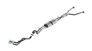 Toyota Tundra Performance Exhaust - Borla - Cat Back S-Type - Chrome - `22-`25 Toyota Tundra Performance Exhaust - Borla - Cat Back S-Type - Chrome - `22-`25