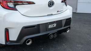 Toyota GR Corolla Performance Exhaust - Borla - ATAK Cat Back with Polyphonic Harmonizer - Polished - `23-`25