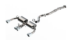 Toyota GR Corolla Performance Exhaust - Borla - ATAK Cat Back with Polyphonic Harmonizer - Polished - `23-`25
