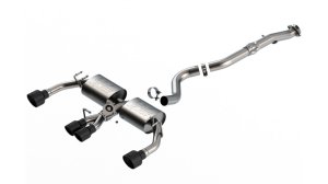 Toyota GR Corolla Performance Exhaust - Borla - Cat Back ATAK - Black - `23-`25
