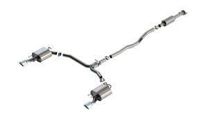 Toyota Camry Performance Exhaust - Borla - S-Type Cat-Back, T-304 Stainless Steel - Bright Chrome - `20-`24