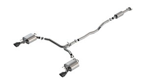 Toyota Camry TRD Performance Exhaust - Borla - Cat Back, S-Type - Black Chrome - `20-`24