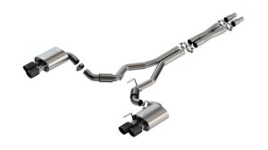 Ford Mustang Performance Exhaust - Borla - ATAK Catback Non-Active - Carbon Fiber - `24-`25