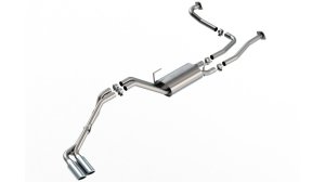 Nissan Frontier Performance Exhaust - Borla - Cat Back S-Type - Bright Chrome - `22-`25