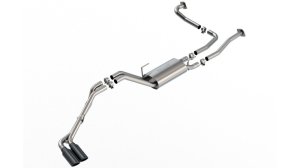 Nissan Frontier Performance Exhaust - Borla - S-Type Cat Back - Black Chrome - `22-`25