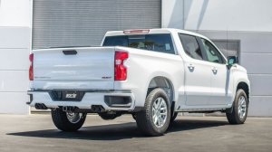 GMC Sierra 1500 Performance Exhaust - Borla - Cat Back Touring - CF Black Anodized - `24-`25