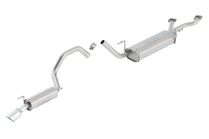 Toyota Land Cruiser Performance Exhaust - Borla - Cat Back Touring - Stainless Steel - `98-`07