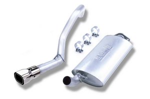 Jeep Wrangler Performance Exhaust - Borla - Cat-Back, Touring - Stainless Steel - `00-`06
