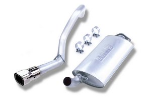 Jeep Wrangler Performance Exhaust - Borla - Cat-Back, Touring - Stainless Steel - `00-`06
