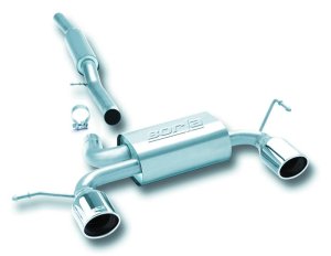 Audi TT Quattro Performance Exhaust - Rear - Borla - S-Type Cat Back, Single Split Rear Exit - `01-`06