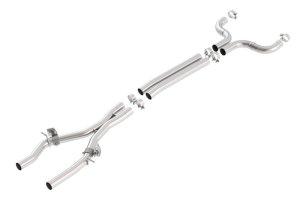 Chevrolet Small-Block Gen V LT1 Performance Exhaust - Borla - X-Pipe with Mid-Pipes - `20-`24