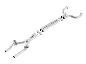 Chevrolet Small-Block Gen V LT1 Performance Exhaust - Borla - X-Pipe with Mid-Pipes - `20-`24