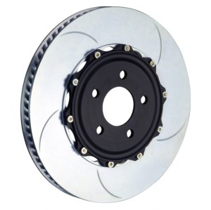 Aston Martin V8 Vantage Brake Rotors (2) - Front - Brembo - Slotted Type-5 - `06-`11
