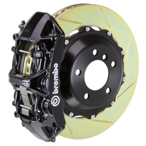 Chevrolet Corvette C8 Brake Kit - Front - Brembo - GT BBK 6 Piston Cast 380x32 2pc Rotor Slotted Type-1 - Black - `20-`27